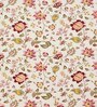 Orange Floral 144 TC Cotton King Size  King Size Bedsheet With 2 Pillow Cover