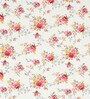 Orange Floral 144 TC Cotton King Size  King Size Bedsheet With 2 Pillow Cover