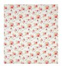 Orange Floral 144 TC Cotton King Size  King Size Bedsheet With 2 Pillow Cover