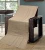 Brown Cotton Solid 63X55 Inch Reversible Throw