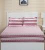 Inhouse Donatella 210 Tc Cotton Linea Double Bed Sheet With 2 Pillow Covers