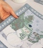 Grey Cotton (19 x 13 Inches) Placemat 