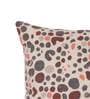 On The Town Blob Orange 100% Cotton Printed 89X59 Inch Throw With 2 Cushion Covers