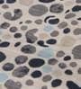 On The Town Blob Blue 100% Cotton Printed 89X59 Inch Throw With 2 Cushion Covers