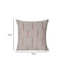 On The Town Slubloop Pink 100% Cotton Printed 89X59 Inch Throw With 2 Cushion Covers