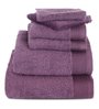 Purple Solid 550 GSM Cotton 6 Pieces Towel Set