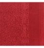 Red Solid 550 GSM Cotton 6 Pieces Towel Set