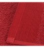 Red Solid 550 GSM 100 % Cotton Bath Towel