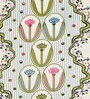 Blue Floral 144 TC Cotton King Size  Bedsheet With 2 Pillow Cover