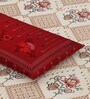 Cream Floral 144 TC Cotton King Size  Bedsheet With 2 Pillow Cover