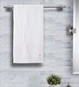 White Solid 550 GSM 100 % Cotton Bath Towel