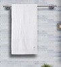 White Solid 550 GSM 100 % Cotton Bath Towel