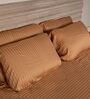Cacao Nibs 100% Pure Bamboo Bedsheet Set With 1 Bedsheet & 4 Pillow Covers