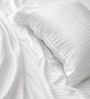 White 100% Pure Bamboo Bedsheet Set With 1 Bedsheet & 4 Pillow Covers