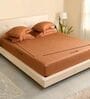 Cacao Nibs 100% Pure Bamboo Bedsheet Set With 1 Bedsheet & 4 Pillow Covers