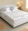 White 100% Pure Bamboo Bedsheet Set With 1 Bedsheet & 4 Pillow Covers