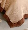 Shifting Sand 100% Pure Bamboo Contrast King Duvet With Panel Design