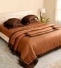 Cacao Nibs 100% Pure Bamboo Contrast King Duvet With Panel Design