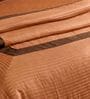 Cacao Nibs 100% Pure Bamboo Contrast King Duvet With Panel Design