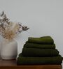 Olive Green 100% Pure Bamboo Terry Bath Towel