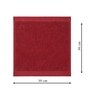 Merlot 100% Pure Bamboo Terry Face Towel Set Of 4