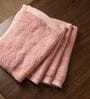 Blush 100% Pure Bamboo Terry Face Towel Set Of 4