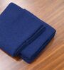 Midnight Blue 100% Pure Bamboo Terry Hand Towel Set Of 2