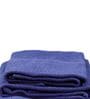 Midnight Blue 100% Pure Bamboo Terry Hand Towel Set Of 2