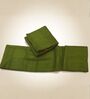 Olive Green 100% Pure Bamboo Terry Hand Towel Set Of 2