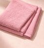 Blush 100% Pure Bamboo Terry Hand Towel Set Of 2