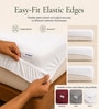 100% Waterproof Breathable and Non-Allergenic Premium Cotton Mattress Protector (78x72) King Size