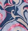 Blue Abstract 100% Wool 4 ft x 6 ft Hand Tufted Carpet