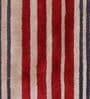Multicolor Striped 100% Wool 4 ft x 6 ft Hand Tufted Carpet