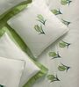 Olive Green 1000 Tc Cotton Reversible King Duvet