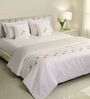 White 1000 Tc Cotton Reversible King Duvet