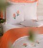 Peach 1000 Tc Cotton Reversible Single Duvet