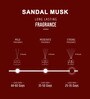 Sandal Musk Reed Diffuser 100ml