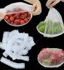 100Pcs Fresh Keeping Bags Reusable Elastic Food Storage Covers Plastic Adjustable Sealing Bowl Lids