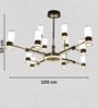 104W 100 cm Smart LED Ceiling Chandelier with 3 Light Modes