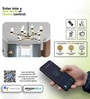 104W 100 cm Smart LED Ceiling Chandelier with 3 Light Modes