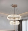 104W Smart LED Chandelier with Multi-Tier Ring Design