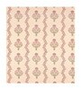 Peach Floral 144 TC Cotton King Size  Bedsheet With 2 Pillow Cover