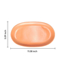 Matt Peach Glazed Ceramic Oval Appetizer Platter