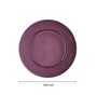 Classic Purple Ceramic Microwave-safe Handcrafted (Set of 2) Side Plate