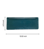 Emerald Ceramic Rectangular Appetizer Platter
