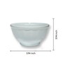 Scallop Turquiose 280ml Ceramic 1 Pc Nut Bowl