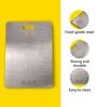 Silver Stainless Steel (12 x 8 Inches) Chopping Board