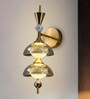 10W Tiered Glass Wall Lamp