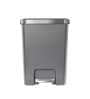 11 Litre Black Stainless Steel Dustbin