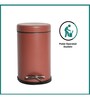 11 Ltr Brown Stainless Steel Step On Dustbin